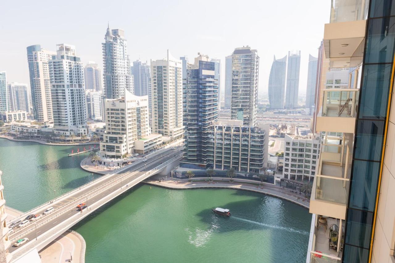 Spacious 1Br With Full Marina View Dubaj Kültér fotó