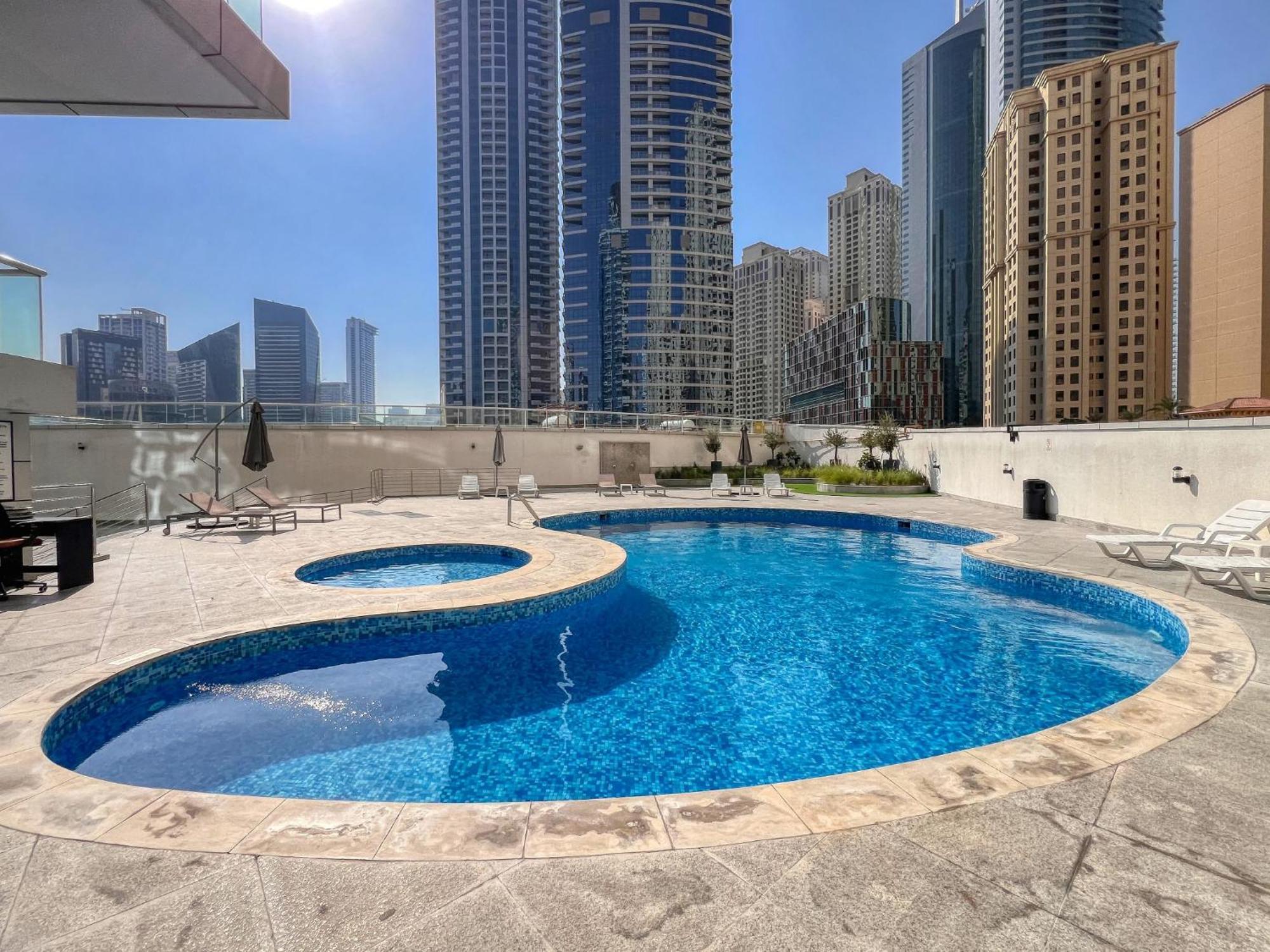 Spacious 1Br With Full Marina View Dubaj Kültér fotó